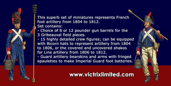 French Napoleonic Artillery 1804 To 1812 - Victrix Limited