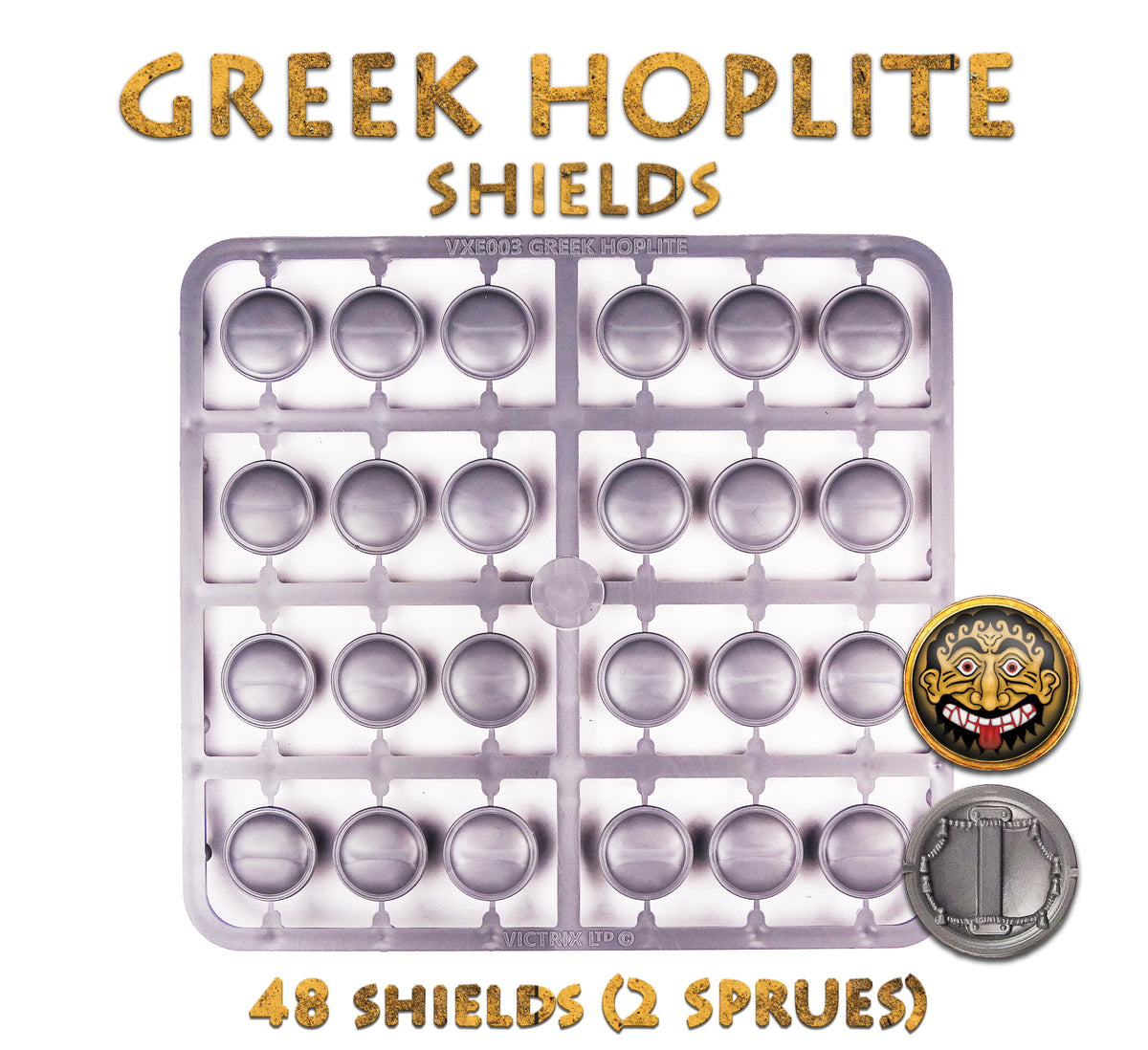 Greek Hoplite Shields x 48