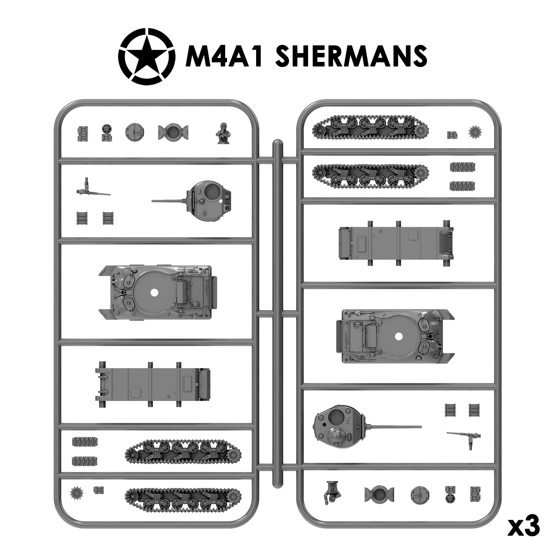 M4A1 Шерманы - Victrix Limited