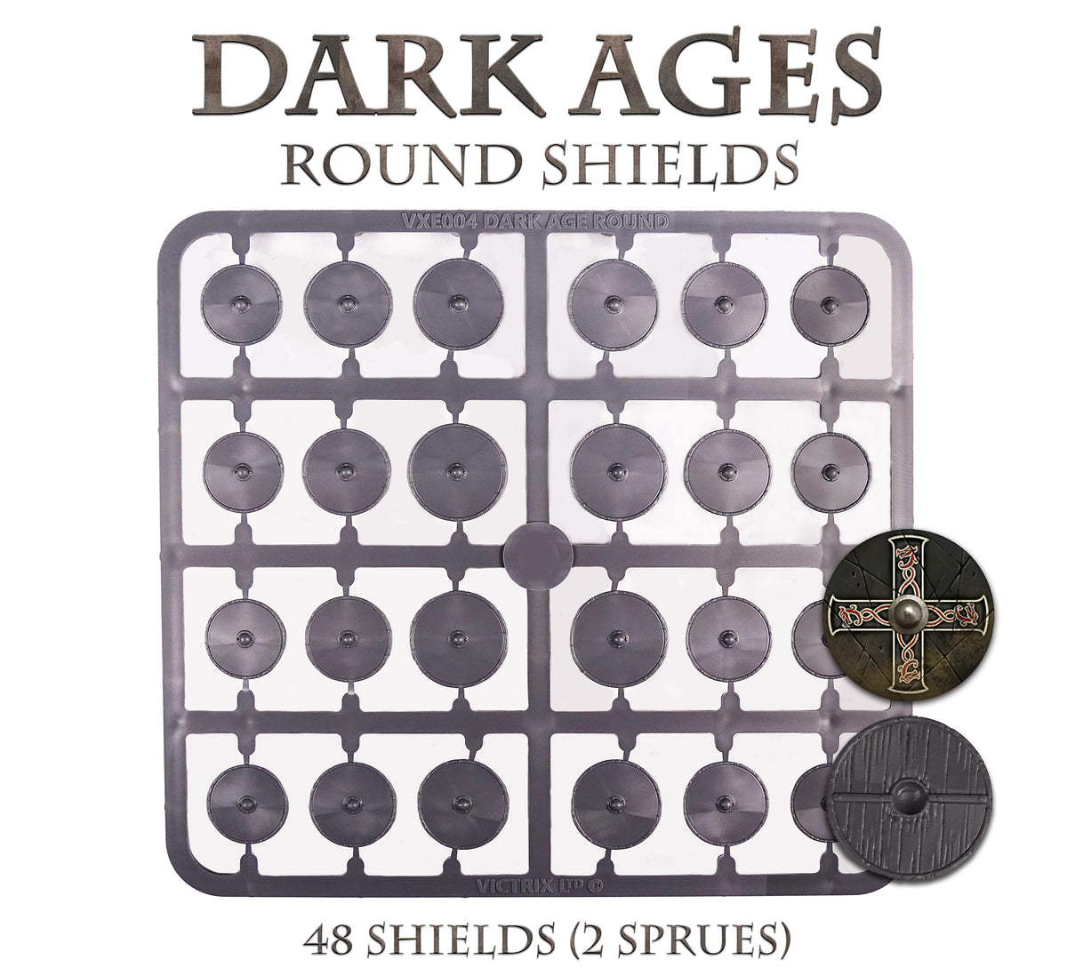 Dark Age Round Shields x 48